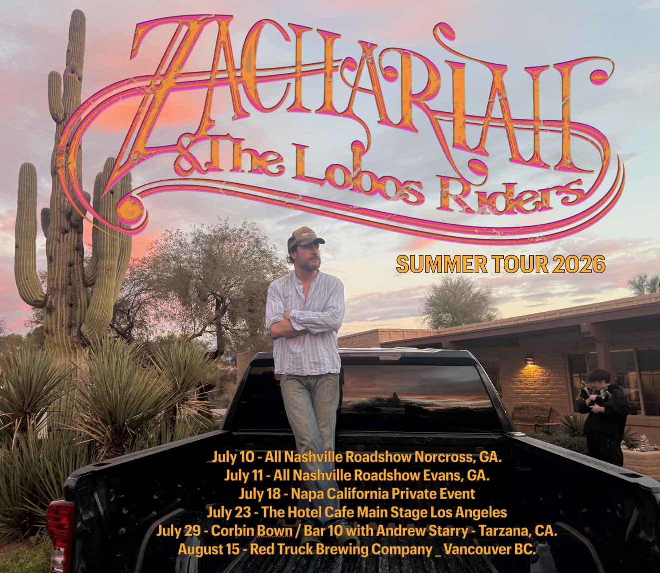 Zachariah & the Lobos Riders &mdash; 2026 Summer Tour